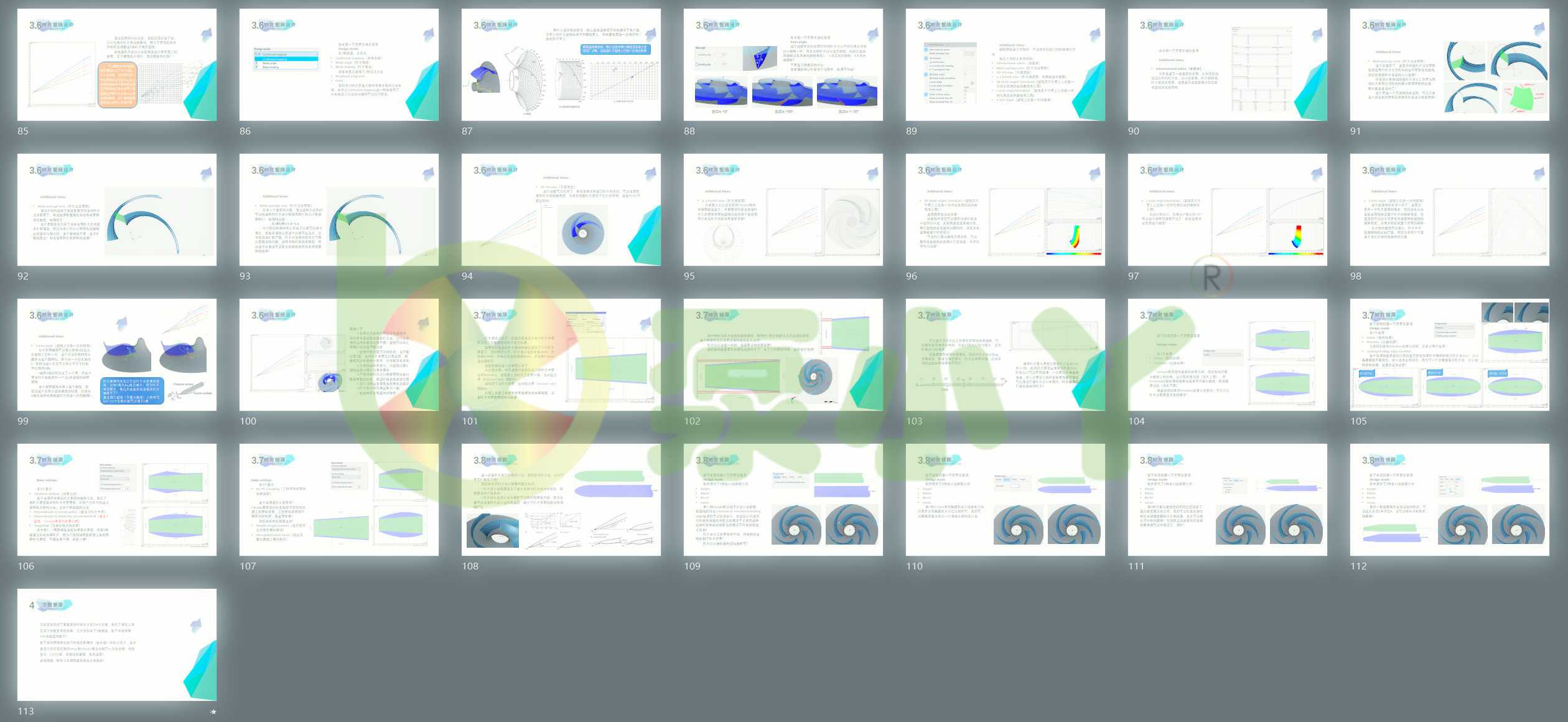 CFturbo旋转机械(泵)设计视频教程:精品内容